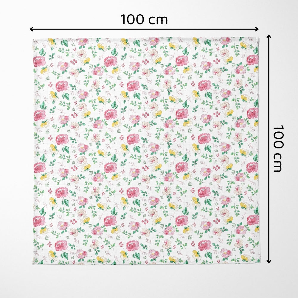 Bloom buddies Collection 100% Cotton Muslin Swaddle Pack of 2