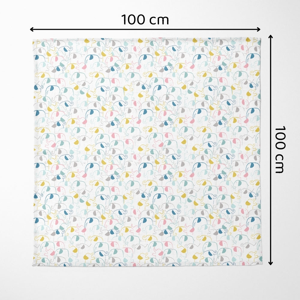 Petal Pals Collection 100% Cotton Muslin Swaddle Pack of 2