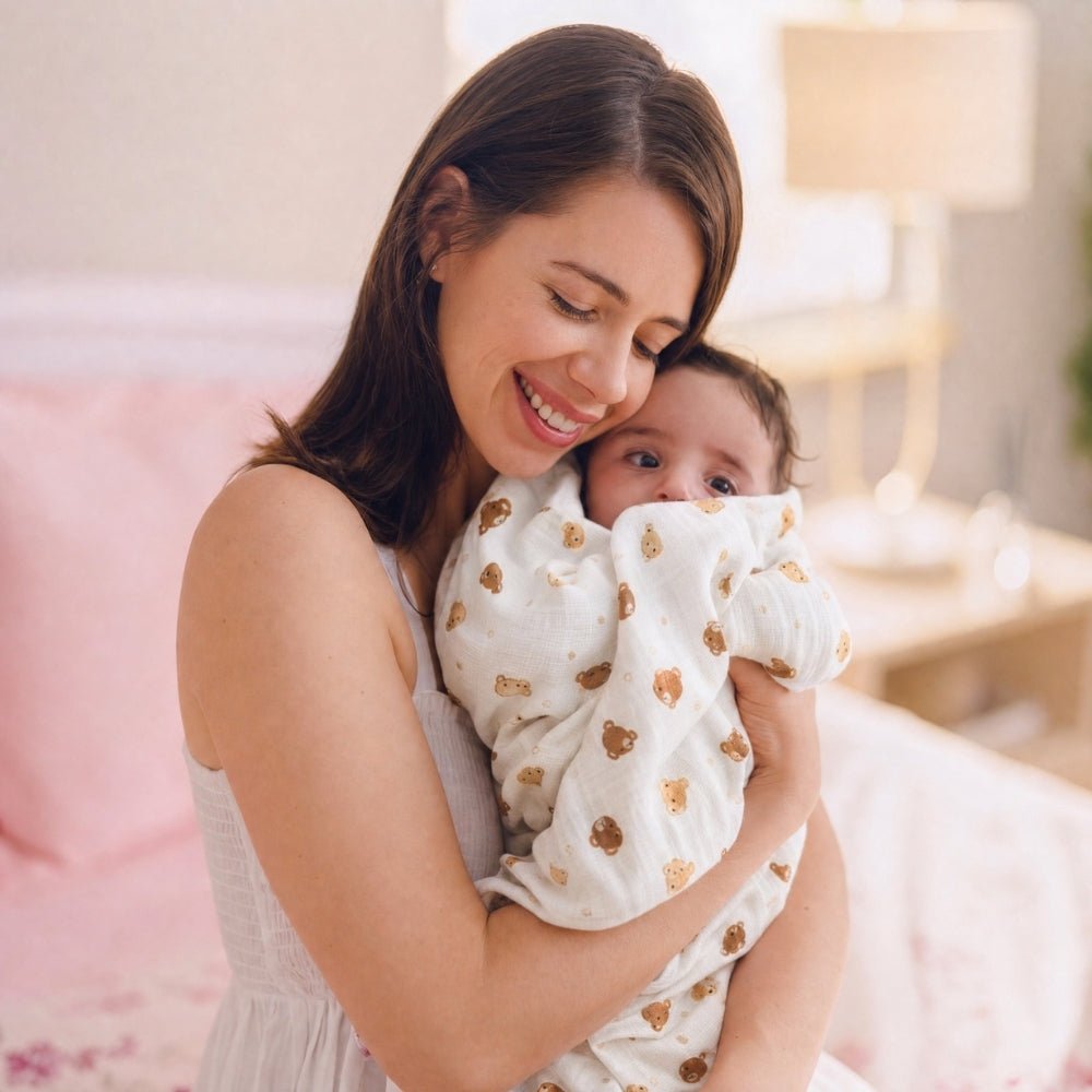Teddykins Cotton Muslin Swaddle – Pack of 2