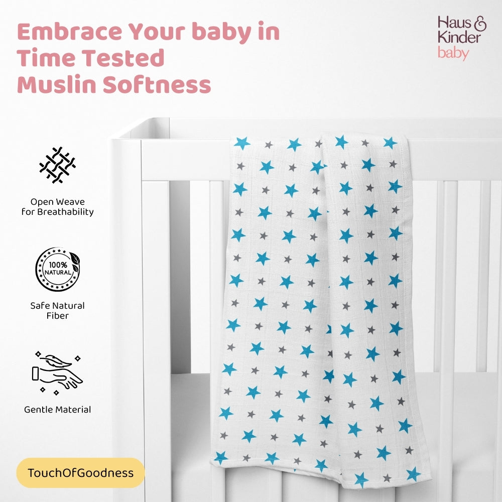 Everyday Classics Swaddles Mellow Muse, Pack of 3