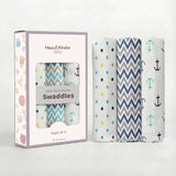 Everyday Classics Swaddles Soft Cuddles, Pack of 3