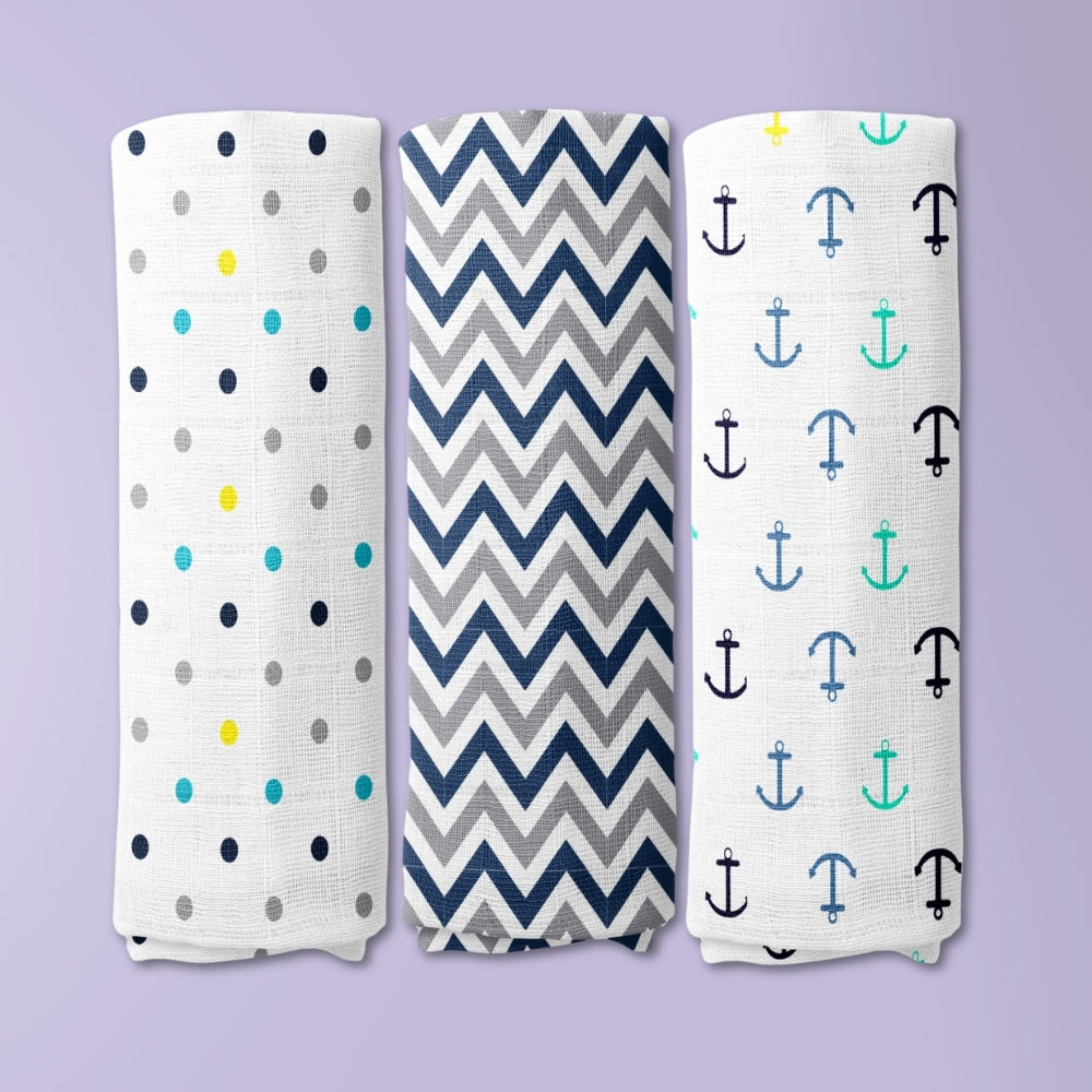 Everyday Classics Swaddles Soft Cuddles, Pack of 3