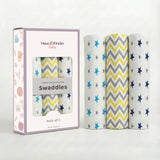 Everyday Classics Swaddles Sunny Skies, Pack of 3