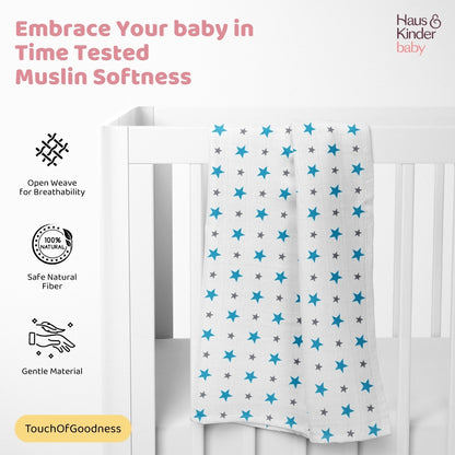 Everyday Classics Swaddles Sunny Skies, Pack of 3