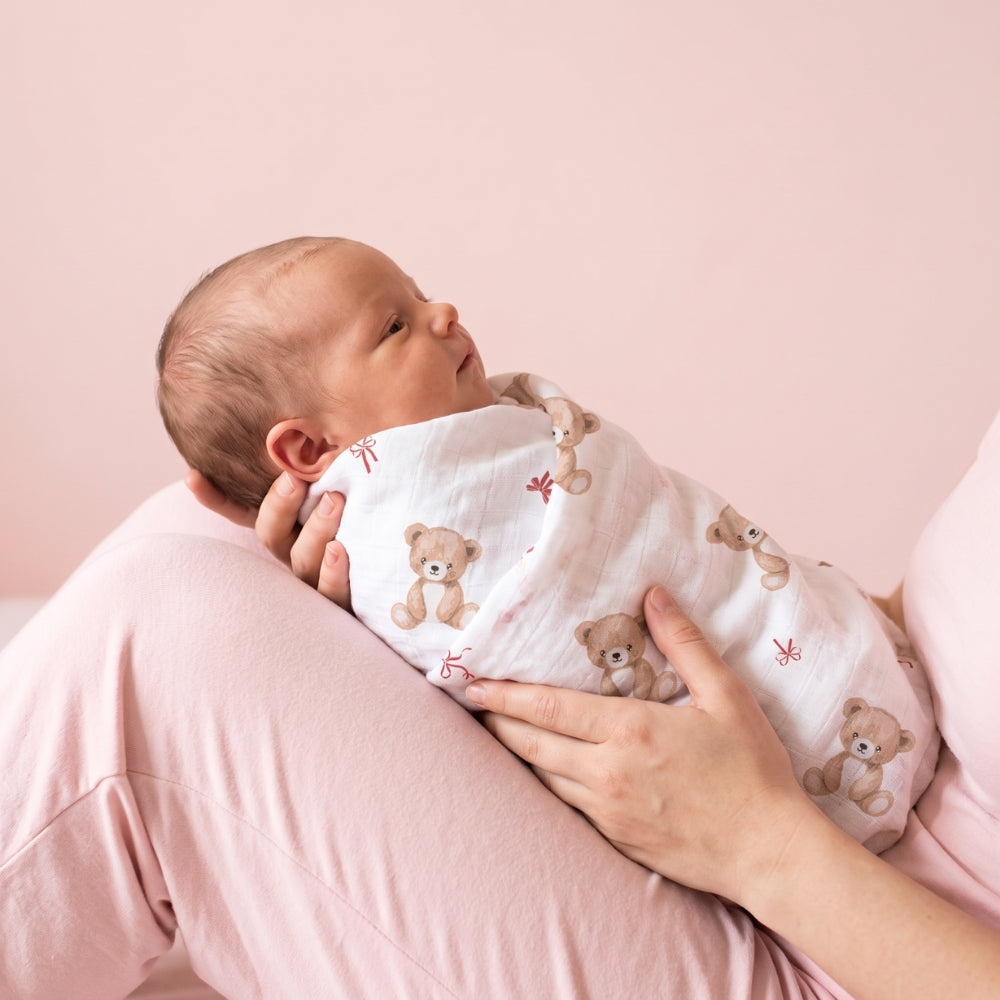 Teddykins Cotton Muslin Swaddle – Pack of 4