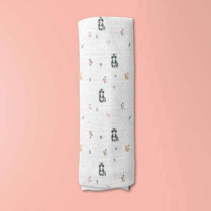 Bloomingtail  Collection Muslin Swaddle