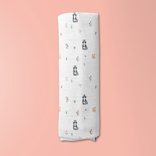 Bloomingtail  Collection Muslin Swaddle