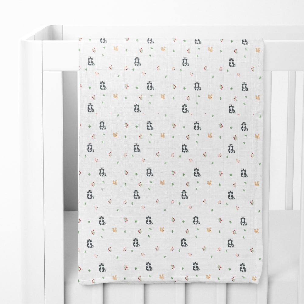 Bloomingtail  Collection Muslin Swaddle