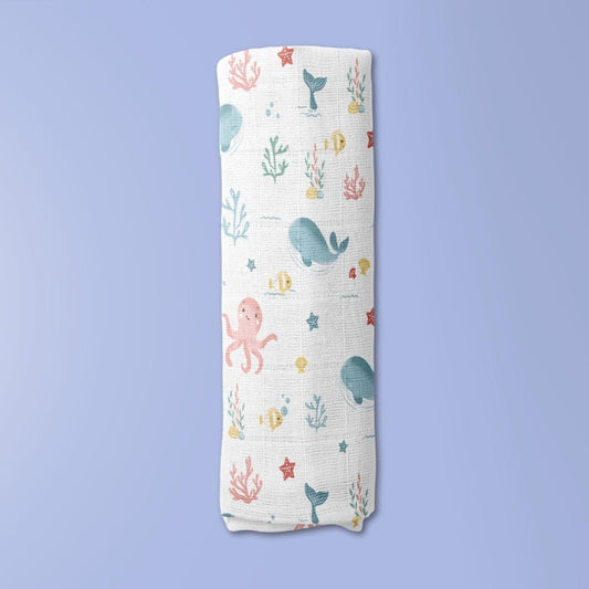 Vitamin Sea Collection Muslin Swaddle