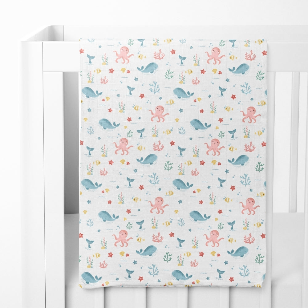 Vitamin Sea Collection Muslin Swaddle