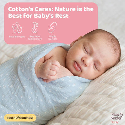 Twinkle Dreams  Collection Muslin Swaddle- Pack Of 3