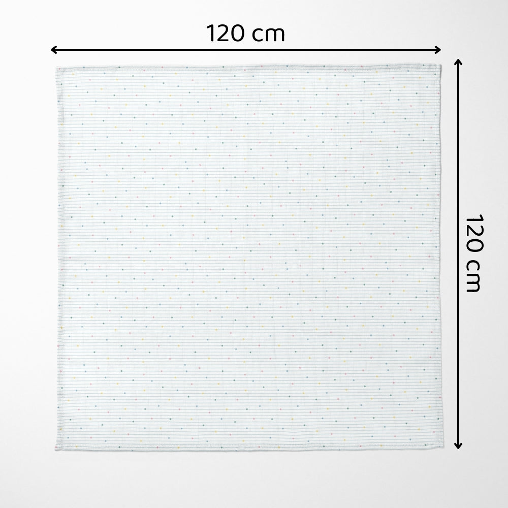 Twinkle Dreams  Collection Muslin Swaddle- Pack Of 3