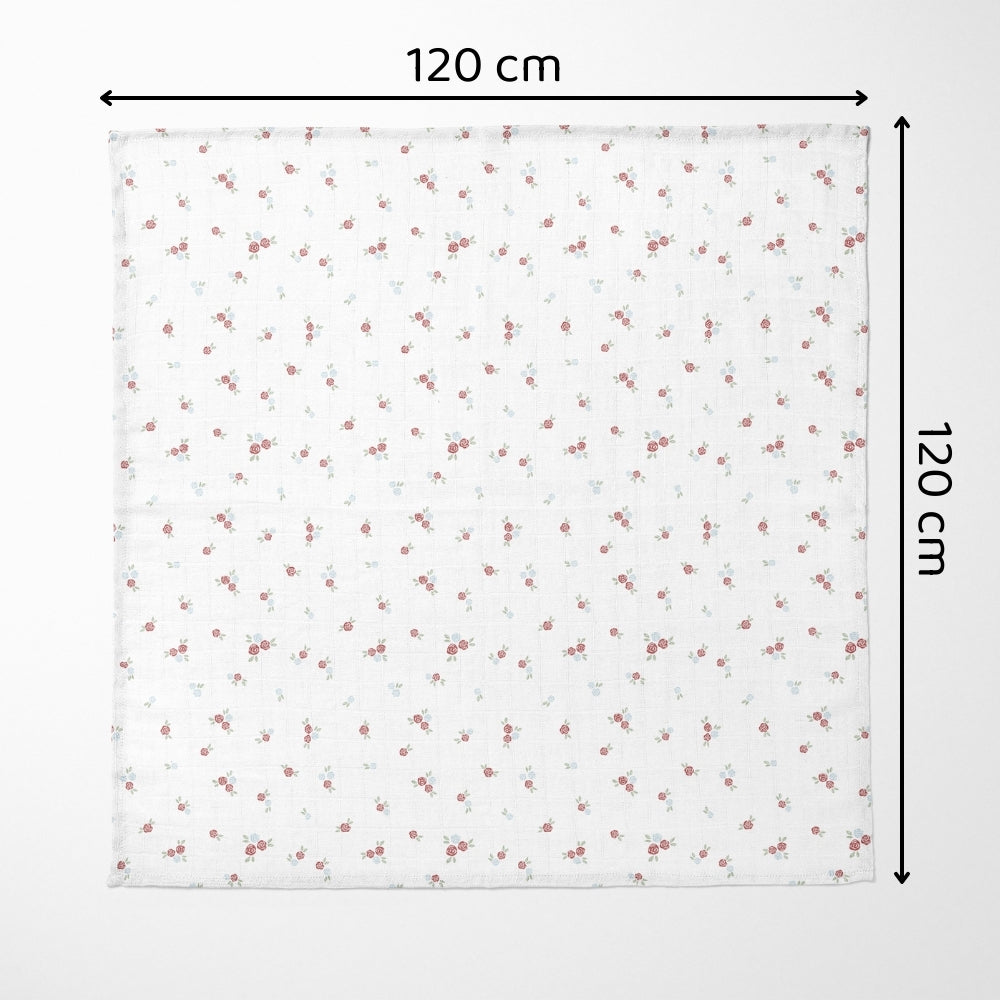 Scarlet In Garden Collection Muslin Swaddle- Pack Of 3