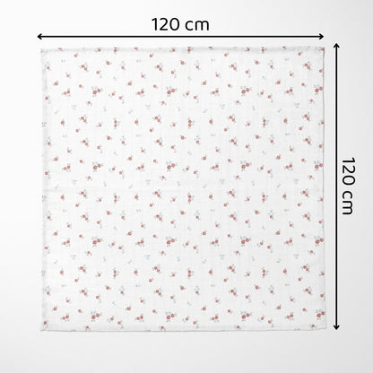Scarlet In Garden Collection Muslin Swaddle- Pack Of 3