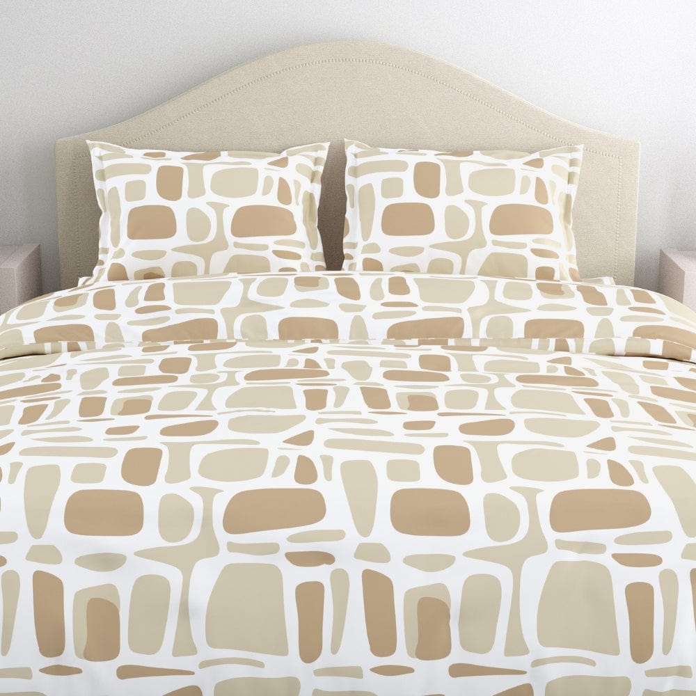Modern Matrix 100% Cotton King Bedsheet, 144 TC