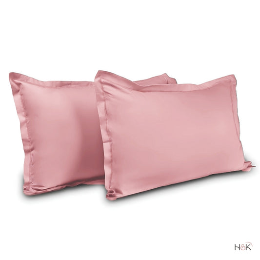 Satin Royale Muted Rose 300TC Satin 2 Pillow Cover