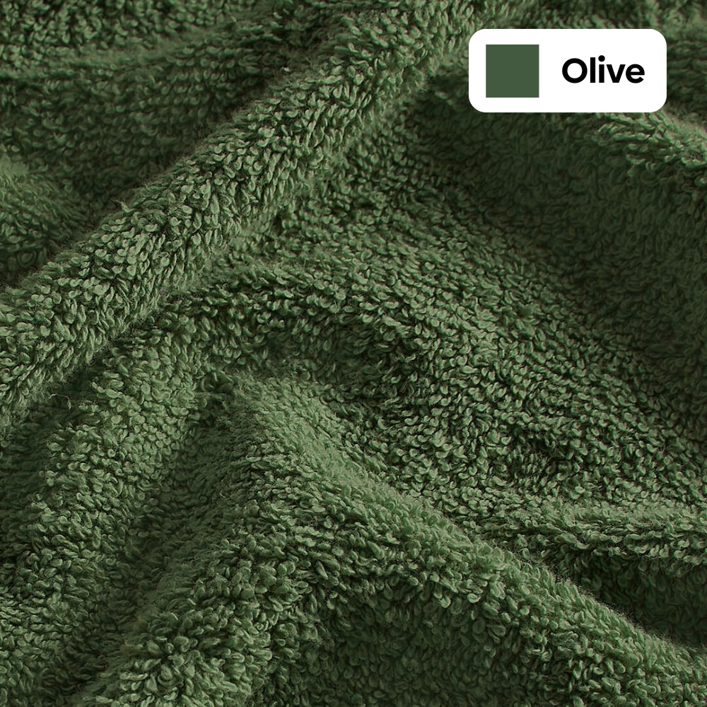 100% Cotton Bath Towel, Olive