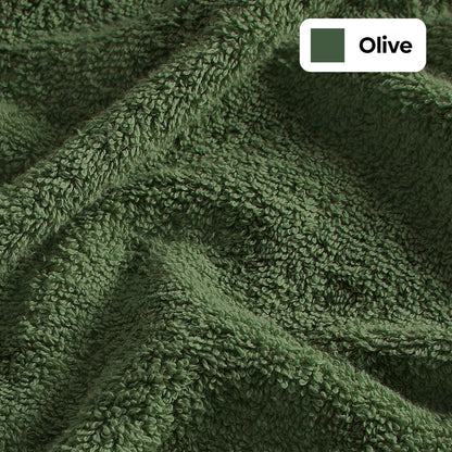 100% Cotton Bath Towel, Olive