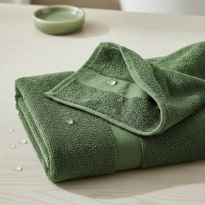 100% Cotton Bath Towel, Olive