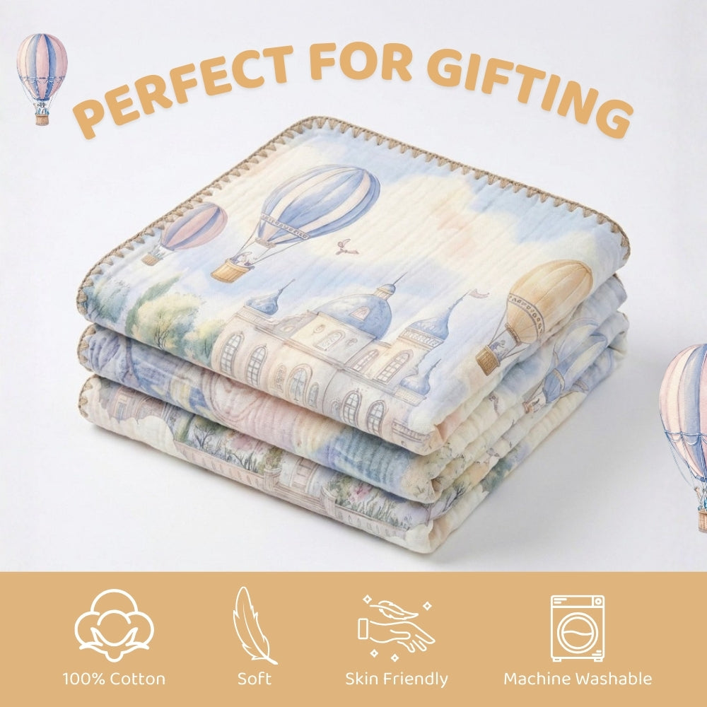 Floatopia Muslin 6-Layer Blanket, (0-2 Years)