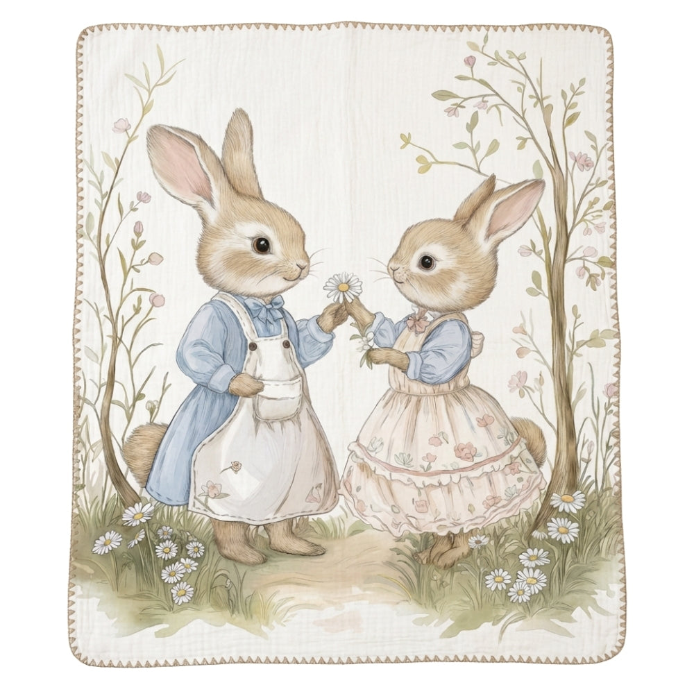 Meadow Mates Muslin 6- Layer Blanket, (0-2 Years)