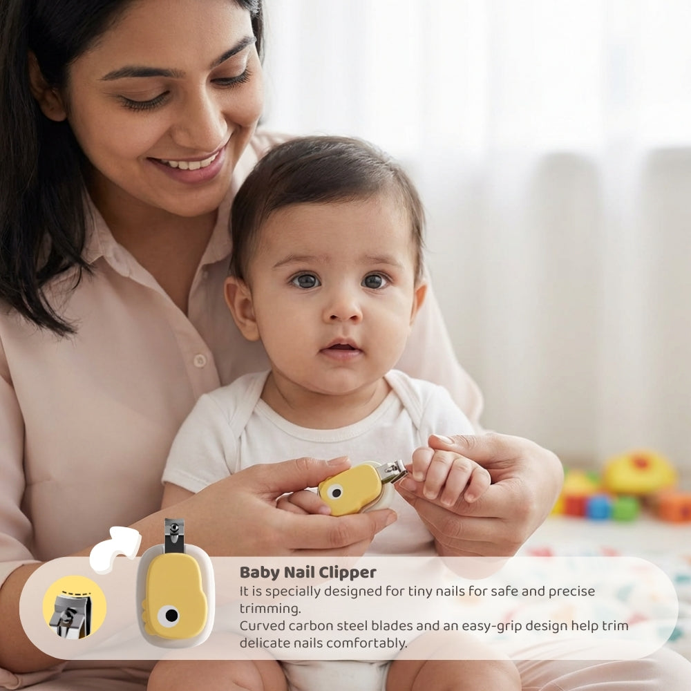 Tinytrims Baby Grooming Kit- Set of 5, (0-12) Months