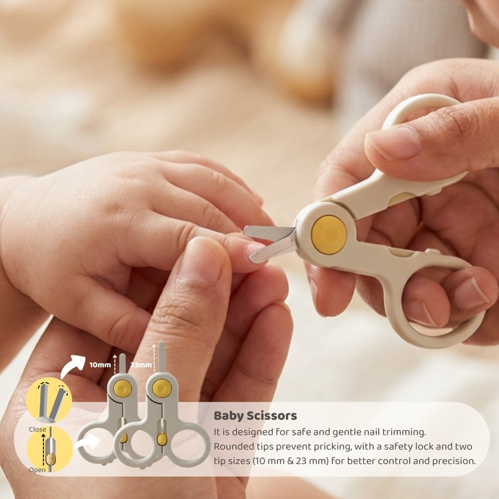 Tinytrims Baby Grooming Kit- Set of 5, (0-12) Months