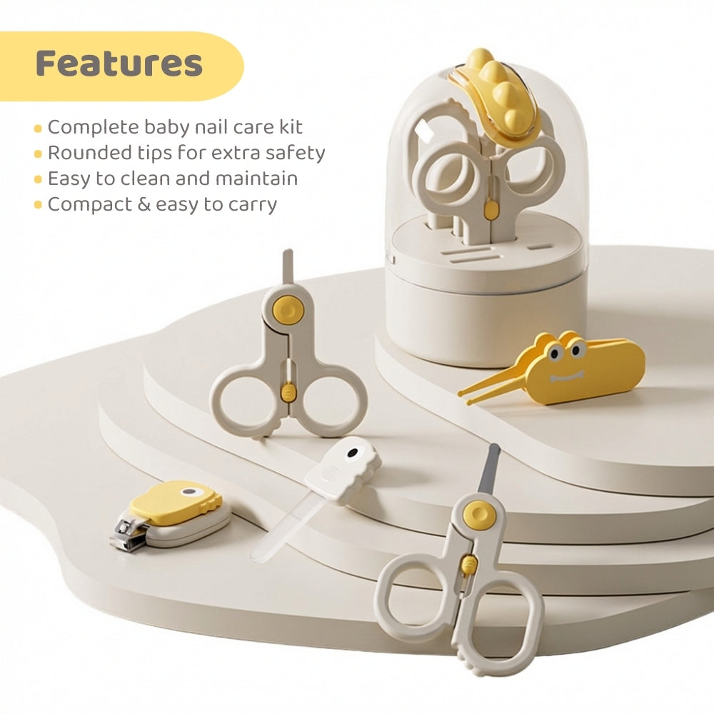 Tinytrims Baby Grooming Kit- Set of 5, (0-12) Months