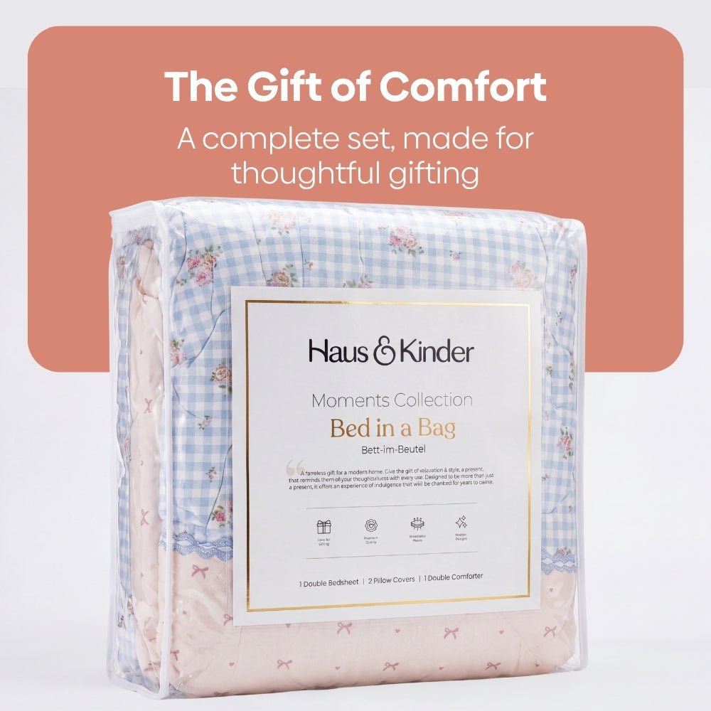 Bluebell Santorini Bed in a Bag, Pack of 4