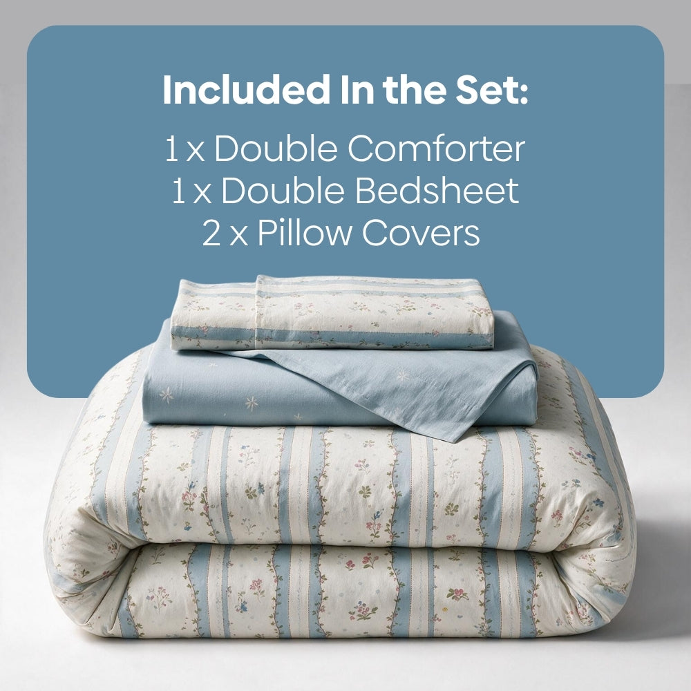 Moonstone Tuscany Bed in a Bag, Pack of 4
