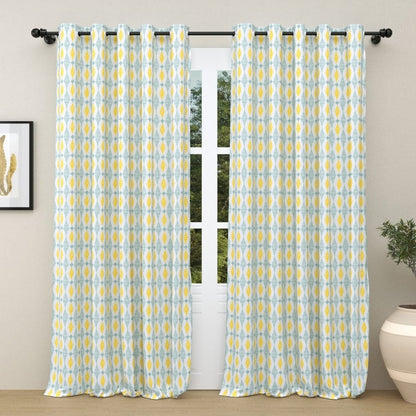 Prism Pattern Curtain Set