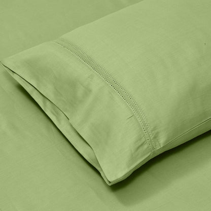 Microfibre Reversible Comforter Bedding Set, Palmscape Olive