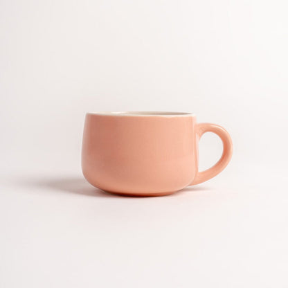 Tea & Rose Ceramic Mug Set of 2, Pink