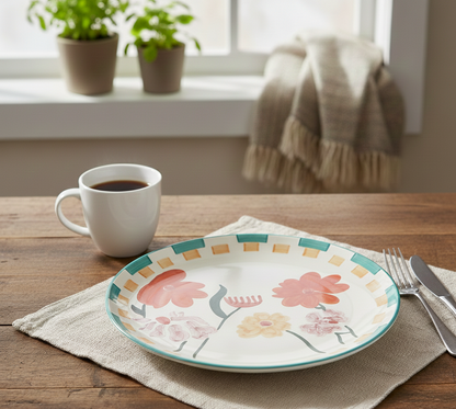 Soft Embrace Dinner Plate, Multicolor