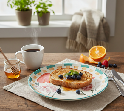 Soft Embrace Dinner Plate, Multicolor