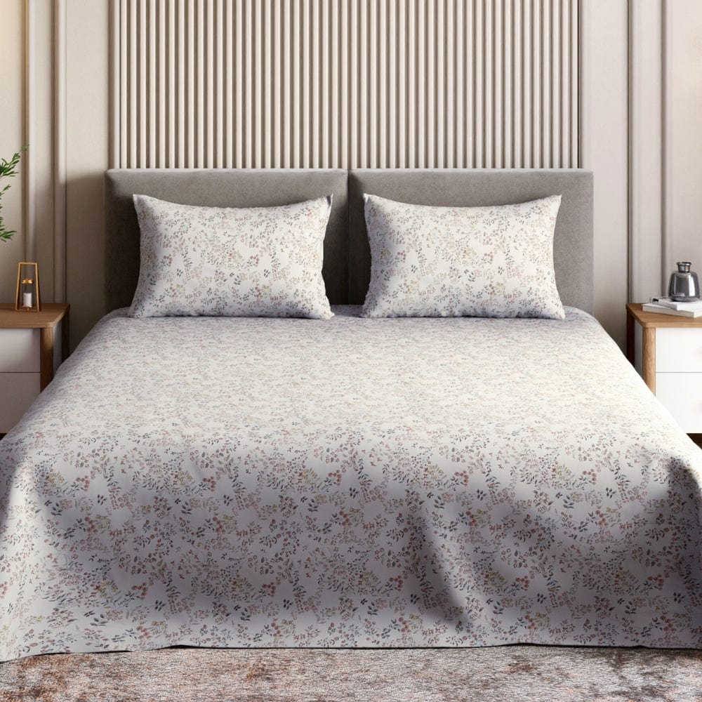 Feather-Touch 300 TC  Bedsheet- Blush Reverie