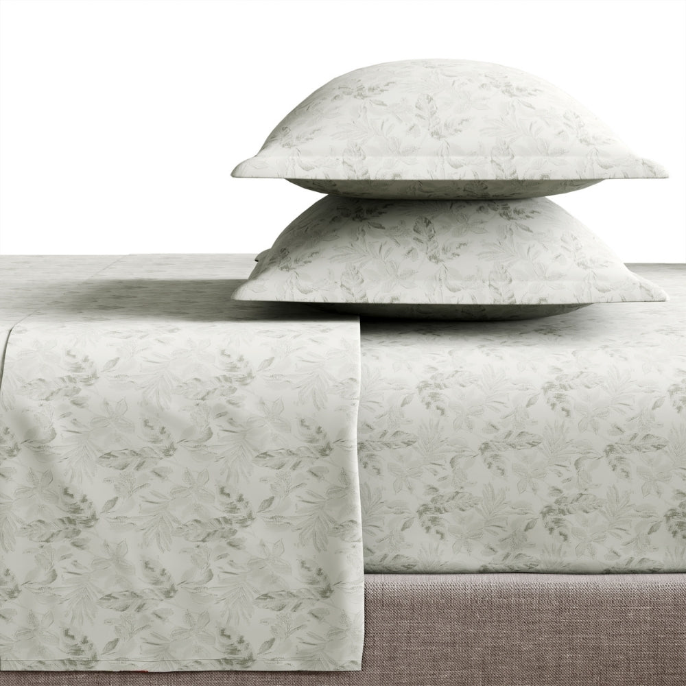 Feather-Touch 300 TC  Bedsheet- Dried Peony