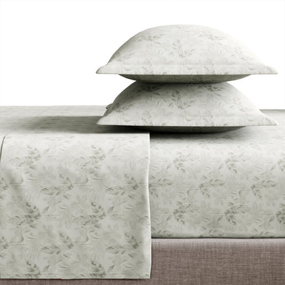 Feather-Touch 300 TC  Bedsheet- Dried Peony