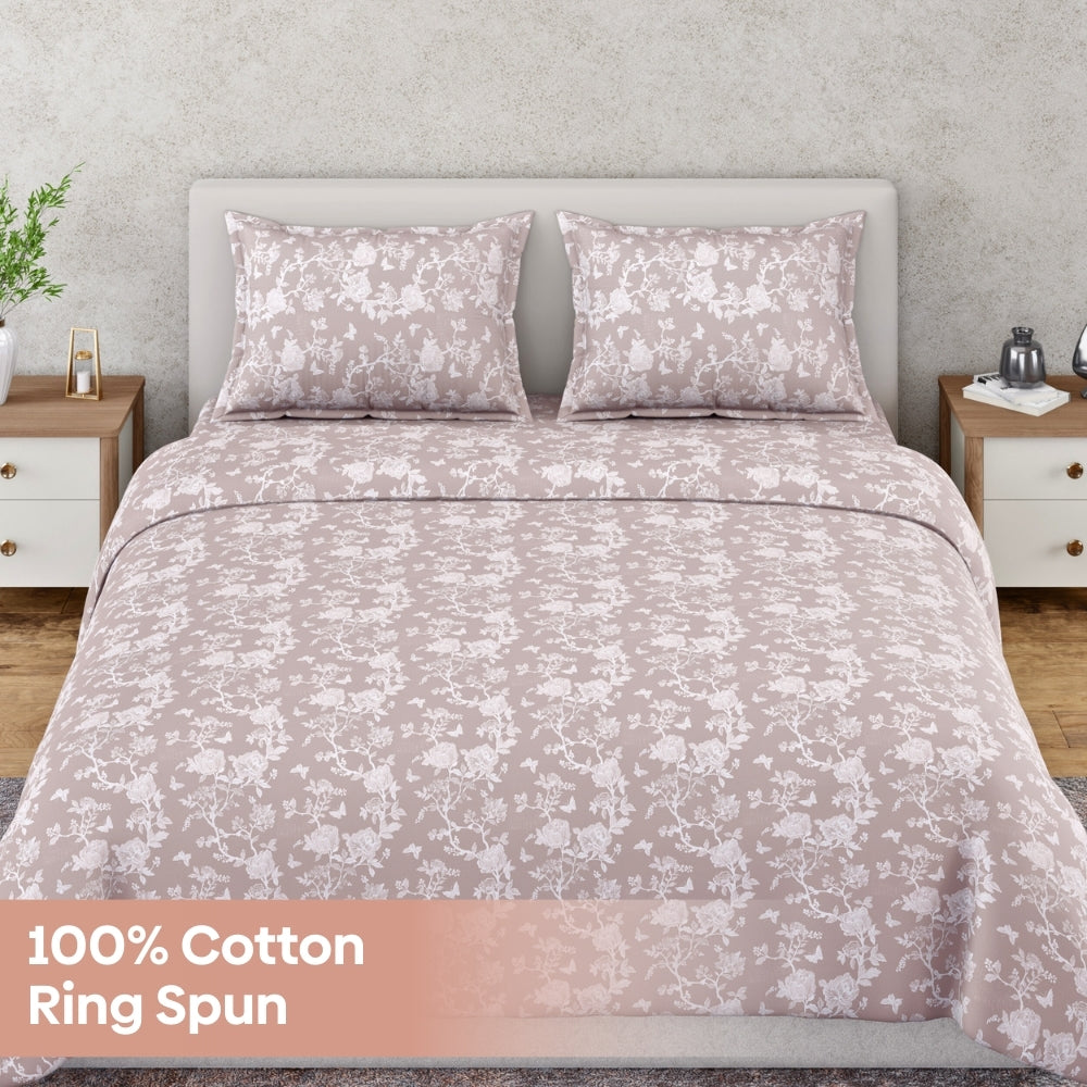 Ring Spun 100% Cotton Bedsheet- Calm Cascade