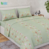 Ring Spun 100% Cotton Bedsheet- Lily Of The Valley