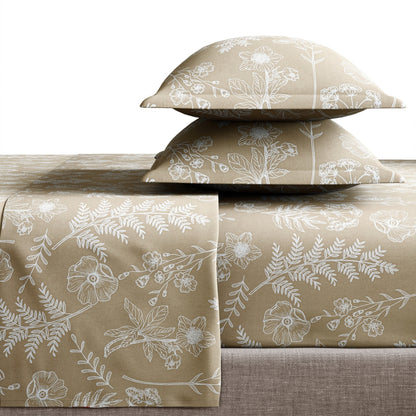 Ring Spun 100% Cotton Bedsheet- Muted Reverie