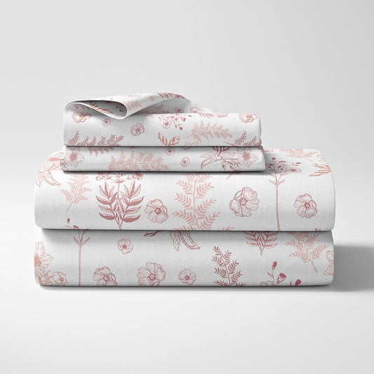 Ring Spun 100% Cotton Bedsheet- Whispering Meadows