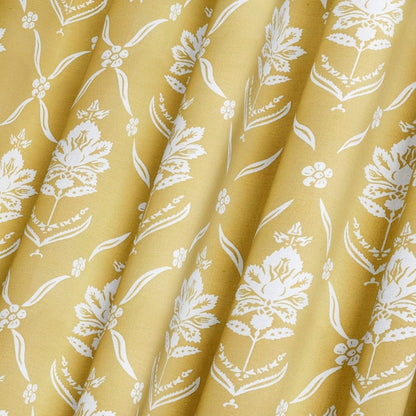 Ring Spun 100% Cotton Bedsheet- Golden Dahlia