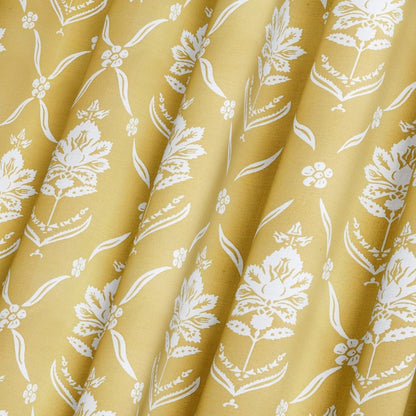 Ring Spun 100% Cotton Bedsheet- Golden Dahlia