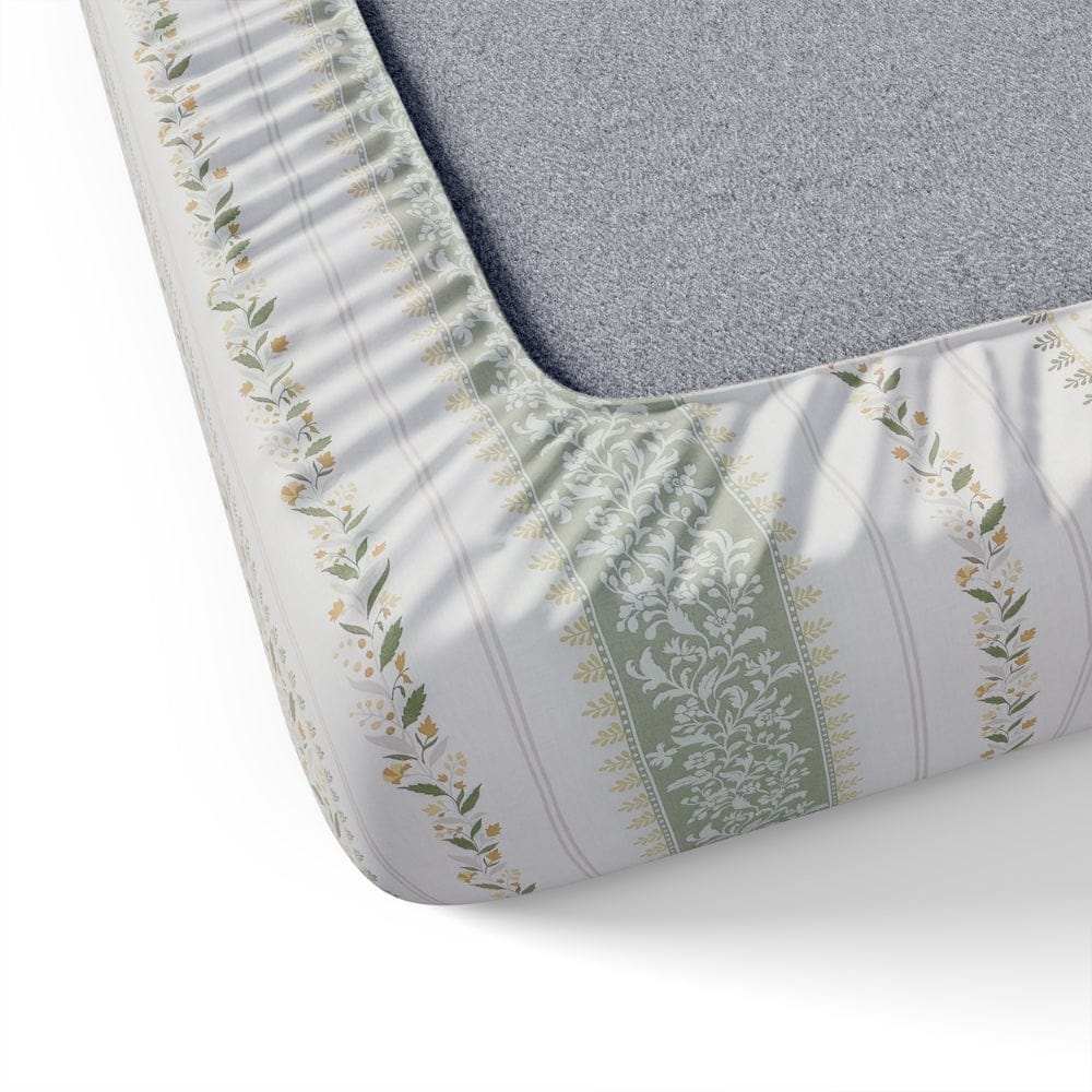 Ring Spun 100% Cotton Bedsheet- Jasmine Garland