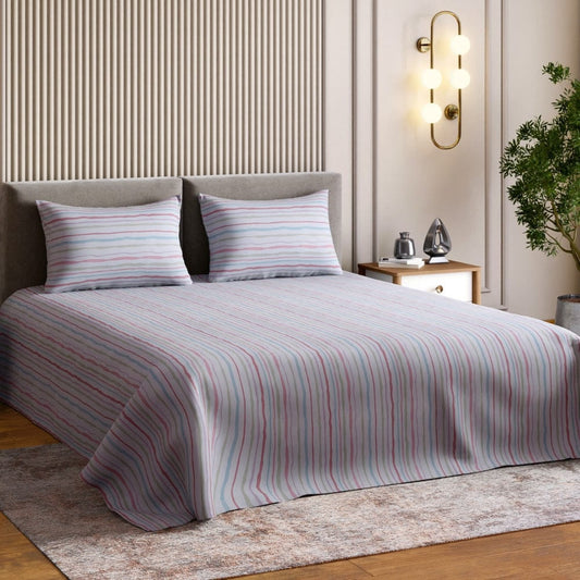 Ring Spun 100% Cotton Bedsheet- Rainbow Rhapsody