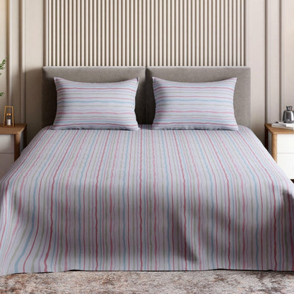 Ring Spun 100% Cotton Bedsheet- Rainbow Rhapsody