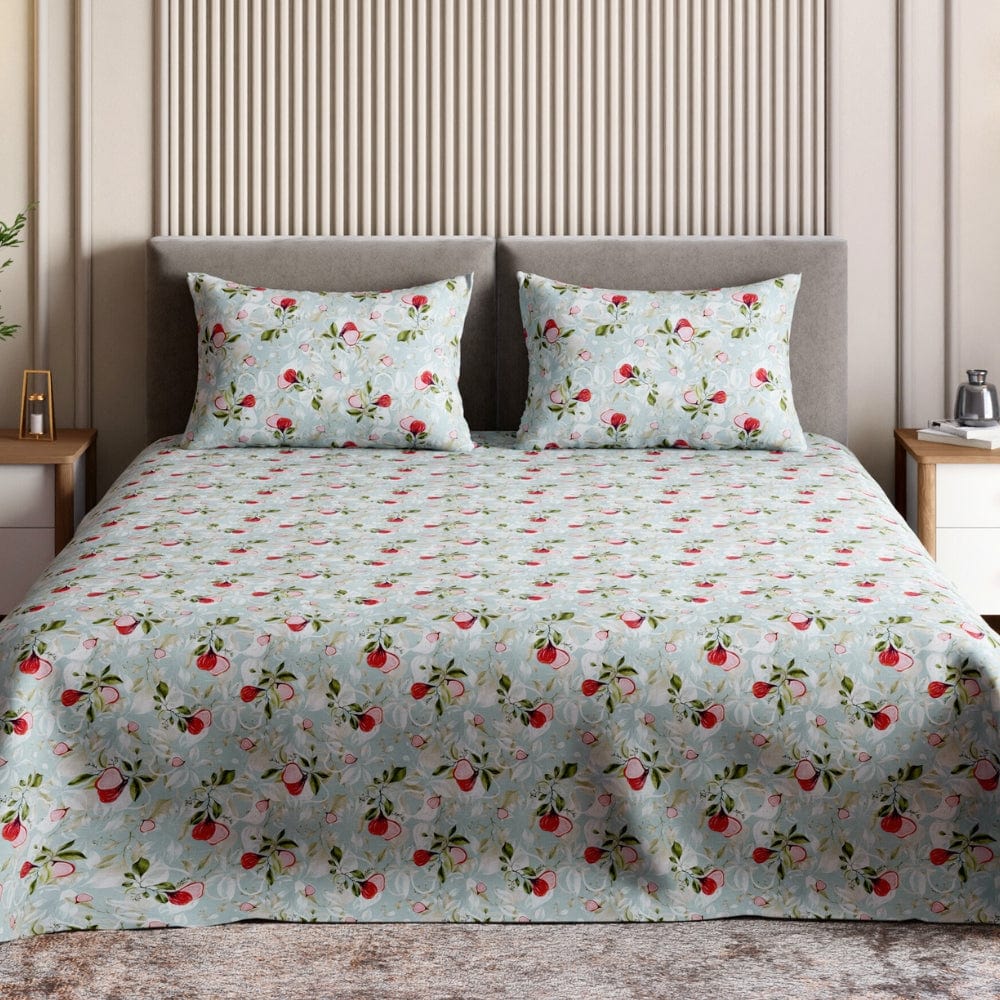 Digital Printed 210 TC Bedsheet- Fabled Fig