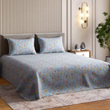 Digital Printed 210 TC Bedsheet- Petal Haze