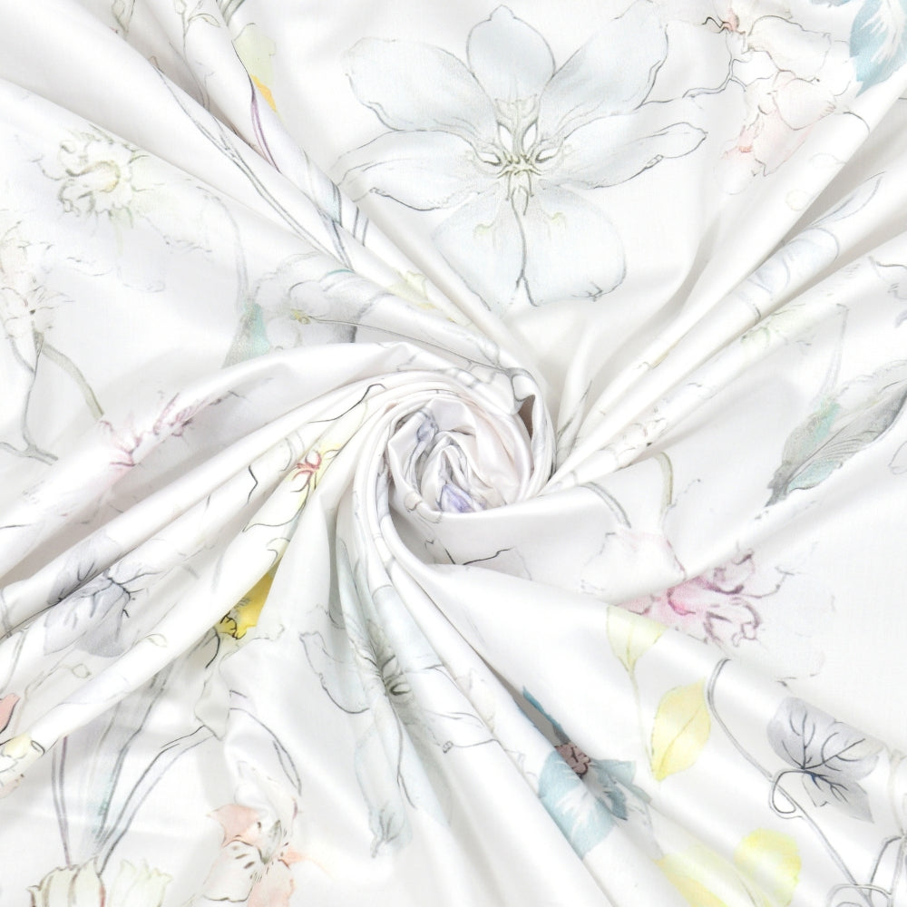 300 TC Tencel Bedsheet Bloomea, Multicolor